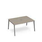 ТМ М1 155 Стол для переговоров с кабель-каналом METAL 160x124x75