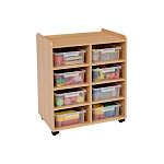 РК Тумба для игрушек и пособий 23 ( 8 контейнеров) 650х400х1100мм