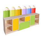 РК Стенка детская  с декором 22 цветная 1 1800х300х1000мм