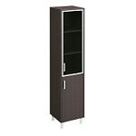 431-814 шкаф для документов правый, двери стеклянная в раме + дсп без замка (47.7х45х207.4)