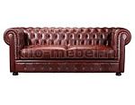 Боттичелли Диван 3 Ш220 Г92 В77 Экокожа