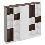 СИ304 Bravo Шкаф кобинированный (открытый-одежда узкий-открытый) 240,4x40x203.4