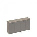 МР 9355  Шкаф низкий комбинированный закрытый (топ МДФ) 180.3x40.8x85 (ШхГхВ)