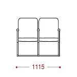 КФ Рим2М двухместная секция 111.5х90х65