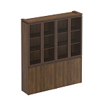 МК360-2 Шкаф для документов со стеклянными дверями (180.8х40.4х210)