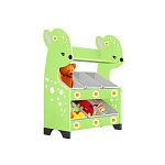 РК Стеллажная наклонная система хранения 33/5 с декорацией лайм (серия Оленёнок)