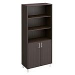 Born430-821 шкаф для документов, двери дсп без замка+ниши (90.2х45х207.4)