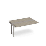 ТМ М1 155-1 Секция стола для переговоров с кабель-каналом METAL 160x124x75
