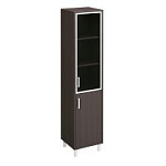 431-814 шкаф для документов правый, двери стеклянная в раме + дсп без замка (47.7х45х207.4)