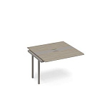 ТМ М1 153-1 Секция стола для переговоров с кабель-каналом METAL 120x124x75 