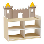 РК Тумба для игрушек и пособий 6 односторонняя на цоколе 890х450х1000мм