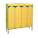 РК ШНМ-42 ШКАФ ДЕТСКИЙ (ЛДСП+МДФ) НА МЕТАЛЛИЧЕСКИХ НОЖКАХ