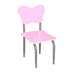 РК2 Стул детский на м/к регулируемый фигурный Розовый