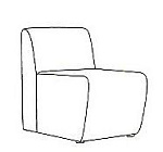 ДУГЛАС Диван 1А 550*700*740 Экокожа