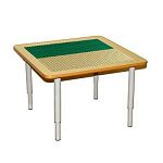 РК25 СТОЛ ДЕТСКИЙ ЛЕГО "ДУПЛО" (2 ПЛАСТИНЫ) БЕЖЕВАЯ+ЗЕЛЁНАЯ