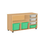 РКП/150 ТУМБА ПОДКАТНАЯ СИСТЕМА ХРАНЕНИЯ ПВХ