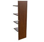 Наполнение одностворчатого шкафа с деревянной дверцей и вешалкой (50*47*197) арт.29554