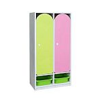 РК ШНД-46-К ШКАФ ДЕТСКИЙ (ЛДСП+МДФ) С КОНТЕЙНЕРАМИ