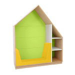 РК Стенка домик 5 с мягким модулем 1500х500х1700мм