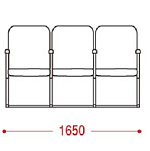 КФ Рим1 трехместная секция 165х89х66