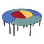 РК33 СТОЛ ДЕТСКИЙ МДФ РЕГУЛИРУЕМЫЙ (ДИАМ.2100)