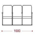 КФ Лондон трехместная секция 168х101х70