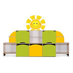 РК Стенка 3 с декорацией 30 2600х350х1450мм