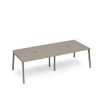ТМ М1 154-2 Стол для переговоров с кабель-каналом METAL 280x124x75