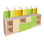 РК Стенка детская  с декором 22 1800х300х1000мм