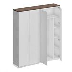 СИ311 Шкаф кобинированный (закрытый-одежда с дополнением) 180.2x40x203.4