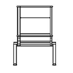 КФ AERO+БП одноместная секция 62х92х67 см