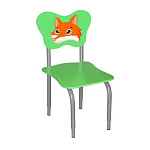 РК2.112.023 Стул детский на м/к регулируемый (лиса)