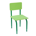 РК2.150 Стул детский на м/к регулируемый (каркас зелёный/лайм)