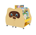 РК Тумба для игрушек и пособий 17 с декором 900х660х900мм