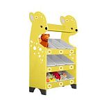 РК Стеллажная наклонная система хранения 34/6 с декорацией жёлтая (серия Оленёнок)
