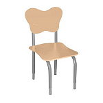 РК2 Стул детский на м/к регулируемый фигурный Светло-коричневый