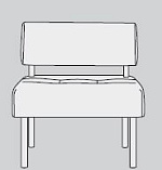 Сантьяго Диван 1А 670х690х730 Экокожа