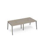 ТМ М1 153-2 Стол для переговоров с кабель-каналом METAL 240x124x75.6