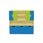 РКМ11-4  Стенка детская корабль 1500х350х1300мм