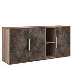 BTN361520 Шкаф низкий 3 створки, с нишей ( 168,8x45x78)