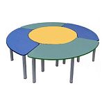 РК32 СТОЛ ДЕТСКИЙ МДФ РЕГУЛИРУЕМЫЙ (ДИАМ.1600)