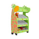 РК Стеллажная наклонная система хранения 25/11 с декорацией лайм (серия Жираф)