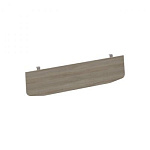 ТМ М 1453 Экран фигурный 220 ДСП кронштейны цвета "мокко" WOOD  155x35x1.8
