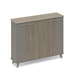 ТМ 353  Шкаф средний греденция закрытый WOOD 150x44x122.4