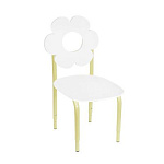 РК2 Стул детский на м/к регулируемый Цветок Белый