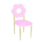 РК2 Стул детский на м/к регулируемый Цветок розовый