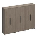 РС 329 Шкаф для документов закрытый (стенка из 3 шкафов) (271x46x198)