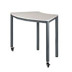 «Кинетика» Стол мобильный"дугообразный" фиксированный, № 6  (650*1140*817) 