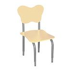 РК2 Стул детский на м/к регулируемый фигурный Бежевый