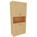 "Бюджет" Шкаф широкий для учебных пособий с нишей (850*450*2010)
